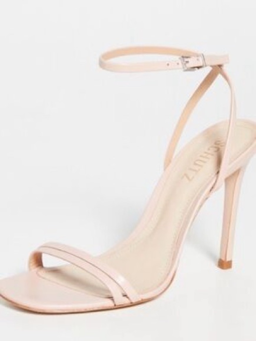 SCHUTZ Blush Pink Stiletto Heel Sandals Size 7.0